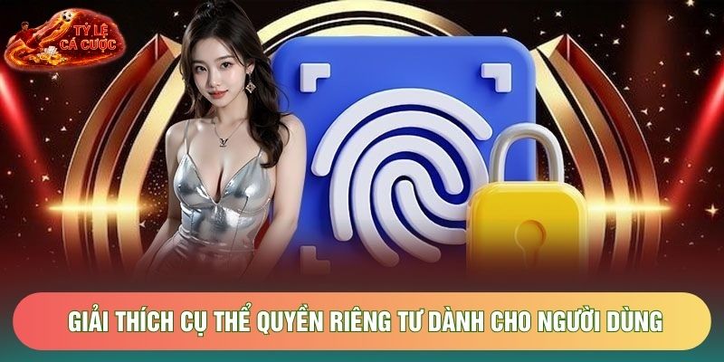 Giải thích cụ thể quyền riêng tư dành cho người dùng